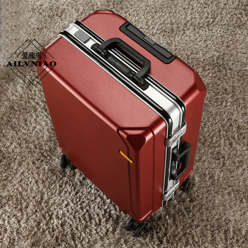 Borgoña [con marco de aluminio plateado]