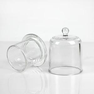 Venta al por Mayor Tarro de Vela Redondo de Vidrio en Domo Navidad <span class=keywords><strong>Laima</strong></span> 120ml Cubierta Transparente de Vidrio Botella de Aromaterapia 210ml Impresa a 2 Colores - Product Image 1