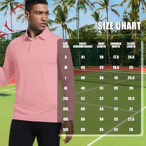 Polo para Hombre de Manga Corta, Color Sólido, Secado Rápido, Ropa de Golf de Alto Rendimiento, Tejido de Poliéster - Product Image 6