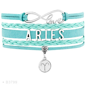 Aries Tauro Géminis Cáncer Leo Virgo Libra <span class=keywords><strong>Escorpio</strong></span> Sagitario Capricornio Acuario <span class=keywords><strong>Piscis</strong></span> 12 Zodíaco Moda Charm Pulsera - Product Image 4