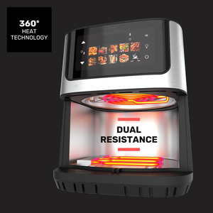 Friteuse à air intelligente 9L 2026 avec menu tactile couleur IA, friteuse numérique domestique multifonctionnelle, appareils de cuisine directs - Product Image 3
