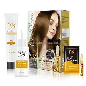 IVS Private Label Low ammoniaca Hair Salon prodotti 27 colore permanente tinture per capelli colore biologico colore rosso vino - Product Image 5