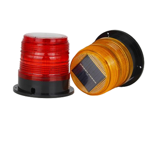 LED Solar Light Night Sensor Magnetic Orange Strobe <b>Wireless</b> Emergency <b>Lamp</b> Tractor Truck Vehicle Flashing Beacon - Product Image 2