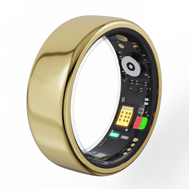 Smart Ring Heart Rate Sleep Sports Step Counter Waterproof Charging Cable Wearable Rings for Man and Woman