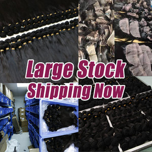 FH Natural Black Color Original Curly <strong>Hair</strong> Weave Cuticle Aligned Human <strong>Hair</strong> Bundle With Lace Frontal Closure - Product Image 5