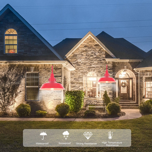 रेट्रो औद्योगिक शैली दीवार प्रकाश सुबह और रात प्रेरण IP44 निविड़ अंधकार उद्यान गलियारे के लिए उपयुक्त देहाती फार्महाउस बाहरी - Product Image 5