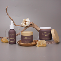 Fabricant de pot de crème populaire pot en verre unique avec 30ml 60ml 100ml pot en verre rond vide