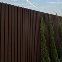 Co-extrusion Composite Panneaux de revêtement Wpc Panneaux alternatifs en bois WPC Panneau mural cannelé WPC Panneau mural 3D en PVC