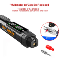 Multimeter Digital Cerdas ZL12B, Pena Uji Layar Digital, Khusus Teknisi Listrik, Pemeriksa Kabel Berarus Nol, Meter Multifungsi