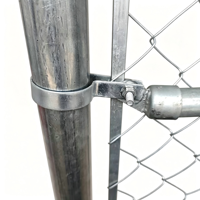 Clôture en treillis métallique galvanisé robuste - Clôture durable et écologique pour la sécurité domestique et la protection des périmètres agricoles