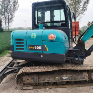 Miniexcavadora azul inteligente Shanhe de fácil mantenimiento, excavadora de orugas de alta potencia de excavación - Product Image 4