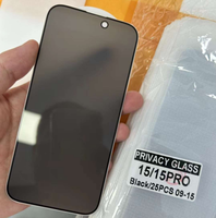 Protection d'écran en verre trempé anti-espion à 30 degrés pour iPhone 12 13 14 15 16 Mini Pro Max Plus SE XR 11