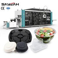 Automatische Plastic Biologisch Afbreekbare Kom Makende Machine Multi-Stations Thermoforming Plastic Afhaaldoosmachines