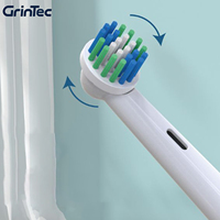Sikat Gigi Elektrik Putar Kepala Bulat Dewasa Grosir Pabrik Sumber, Kompatibel dengan Kepala Sikat Oral B