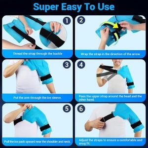 Brazalete de Hielo Reutilizable y Ajustable de Clase II para Hombro Grande con Rotación, para Rehabilitación y Recuperación Postquirúrgica - Product Image 6