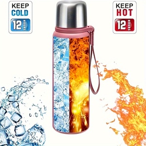 Botella Térmica de 800 ml, Material SUS 316, Portátil con Correa de Transporte, para Deportes al Aire Libre, Taza <span class=keywords><strong>Romana</strong></span> para Té - Product Image 5