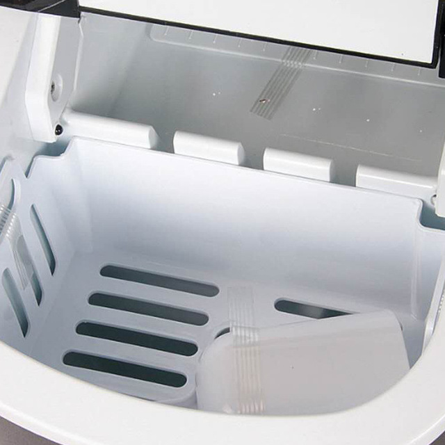 Compact Quiet Electric Ice Maker for Household Hotels Food Trucks-Fast Production Stainless Steel 20-30kg/day Capacity