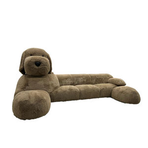 YILISTAR grande divano personalizzato personalizzato su Internet divano divano componibile in velluto marrone divano divano modulare in velluto - Product Image 6