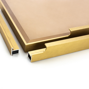 Marco de armario de aluminio, perfiles de puerta de 3 metros de largo para dormitorio, precio de fábrica - Product Image 2