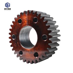 Rueda dentada grande de acero al carbono de acero forjado de gran tamaño personalizada para minería - Product Image 3