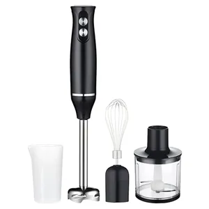 Tốc Độ Mạnh Mẽ Có Thể Điều Chỉnh 500W 4 Trong 1 Điện Stick Máy Xay Sinh Tố Và Whisk Stick Tay Máy Xay Sinh Tố