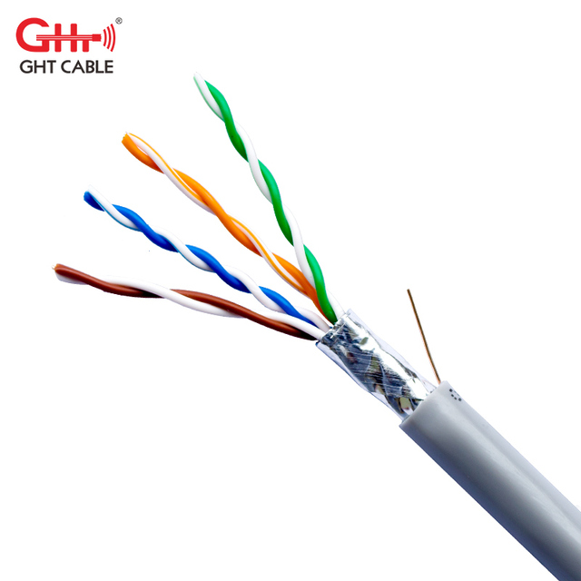 GHT FTP UTP SFTP Cat5e Cat6 Cat6a Cat7 Cat8 Outdoor Indoor Cable 24AWG23AWG 4Pairs 305m 1000ft Waterproof Ethernet LAN Cable