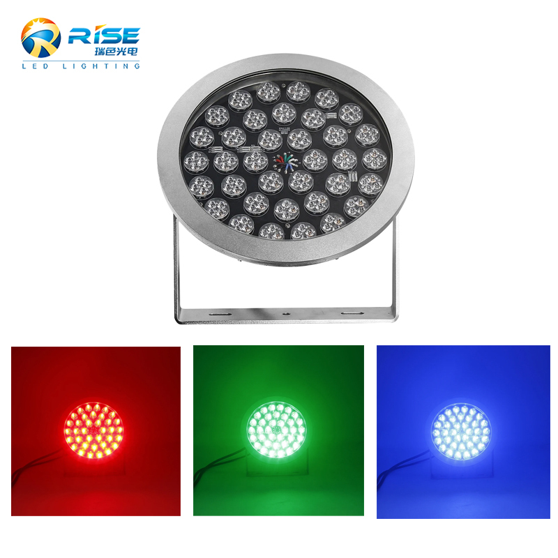 High Fountains Outdoor IP68 Waterproof RGB LED Underwater Lights 144pcs 3W DMX512/RDM Sea Grade 316L Stainless Steel Outdoor