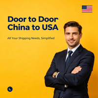 Service de fret porte-à-porte DDP avec taxes payées, directement vers l'entrepôt FBA aux États-Unis, avec assistance 24h/24 et 7j/7 et assurance