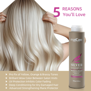 Crème hydratante violette professionnelle pour <span class=keywords><strong>cheveux</strong></span> colorés, vegan, biologique, sans sulfate, sans paraben, pour blond argenté - Product Image 5