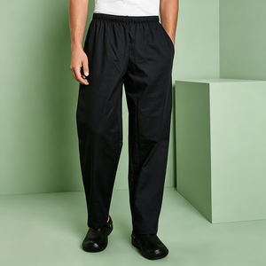 <span class=keywords><strong>Pantalon</strong></span> <span class=keywords><strong>de</strong></span> Chef Unisexe en Gros, Uniformes <span class=keywords><strong>de</strong></span> Chef pour Hôtels et Restaurants, <span class=keywords><strong>Pantalon</strong></span> <span class=keywords><strong>de</strong></span> Chef Noir Multi-Poches avec Fonctionnalités Pratiques - Product Image 3