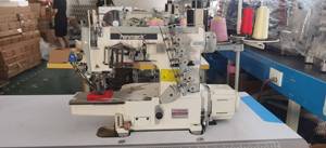 RONMACK RM-600-01UTD Cylinder Bed <b>Automatic</b> Interlock <b>Sewing</b> <b>Machine</b> Manual Cover Triple Needle for Garment Factory Use - Product Image 2
