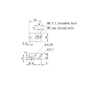 Accessoires pour imprimante 3D adaptés à l'extrudeuse tout métal <span class=keywords><strong>E3DV6</strong></span>, bloc chauffant en aluminium dédié PT, nouveau modèle - Product Image 6