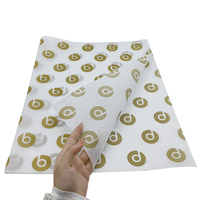 Papier de soie imprimé avec logo personnalisé pour l'emballage, papier d'emballage multicolores de grande taille