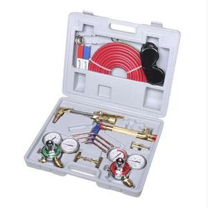 Kit de soudage et de découpe de style américain, torche à oxygène plaquée cuivre, interrupteur simple CFWELD - Product Image 5