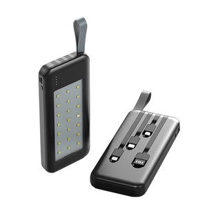 Banco de Energía Portátil de Iones de Litio de Gran Capacidad (30000 mAh) con Cable Integrado, Nuevo Estilo, QC 2.0, Múltiples Salidas USB, Logotipo Impreso - Product Image 5