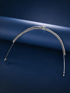 มงกุฎเจ้าสาวประดับเพชรซิร์คอนหรูหรา สำหรับงานแต่งงาน งานหมั้น งานพรอม งานวันเกิด และงานครบรอบ - Product Image 5