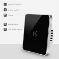 Interrupteur intelligent Tuya Zigbee, norme britannique, nécessite un fil neutre et un fil sous tension, interrupteur mural compatible avec Yandex Alice