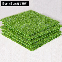 Micro-paysage intérieur/extérieur, plantes artificielles, verdure, gazon artificiel, tapis de décoration pour balcon, matière plastique