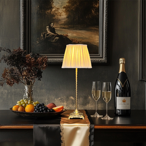 Không Dây Vải Bảng Đèn 2700K Cảm Ứng Từ Xa Có Thể Thay Thế Pin Tùy Chỉnh Chụp Đèn Cho Đám Cưới Tổ Chức Sự Kiện Nhà Hàng Trang Trí - Product Image 1