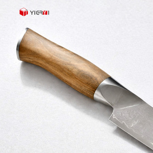 Couteau de Chef Professionnel Premium en Acier Carbone Damas VG10, Couteau de Cuisine Polyvalent pour Viande Rôtie, <span class=keywords><strong>Jambon</strong></span>, <span class=keywords><strong>Dinde</strong></span> - Product Image 4