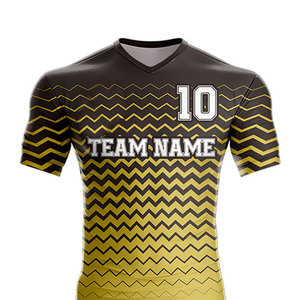 Uniforme de Fútbol de Alta Calidad 100% Poliéster con Logotipo Personalizado, Diseño Personalizado, Cuello en V, Secado Rápido y Transpirable - Product Image 4