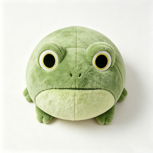 Customized frog cuddle pillow, cottagecore bedroom decor plush, kids swamp animal plush gift, bedtime <b>squishy</b> comfort toy - Product Image 3