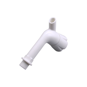 New Diamond-<b>Handle</b> Design White Kitchen Basin Water Saver PP Plastic Extended 1/2" Faucet - Product Image 6