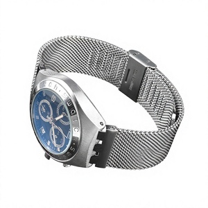 Stock al por Mayor Disponible para <span class=keywords><strong>Relojes</strong></span> <span class=keywords><strong>Swatch</strong></span> con Nuevas Correas de Acero Inoxidable con Malla Milanesa de 17-19 mm y Cierre Plegable para <span class=keywords><strong>Hombre</strong></span> y Mujer - Product Image 2
