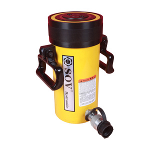 Vérin hydraulique SOV à double effet série RRH SOV-RRH-1508, capacité 145 tonnes, piston creux, course 203 mm, hauteur 552 mm - Product Image 3