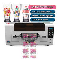 Imprimante numérique LETOP New A3 Inkjet Impresora 30CM avec fonction de laminage, imprimante UV DTF rouleau à rouleau pour tasses et autocollants