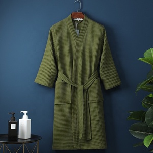 Personalized Men <strong>Kimono</strong> Bath <strong>Robe</strong> Unisex Breathable Bathrobe for Hotel Beauty Salon - Product Image 3