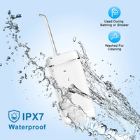 Hydropulseur buccal électronique portable à 3 vitesses, jet d'eau pour le nettoyage des dents avec logo