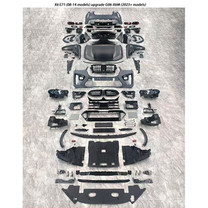 X6 E71 2008-2014 Viejo a nuevo 2024 G60 X6m Bodykit Conversión de viejo a nuevo Bumper Hood Fender Body Kit para <span class=keywords><strong>BMW</strong></span> - Product Image 2