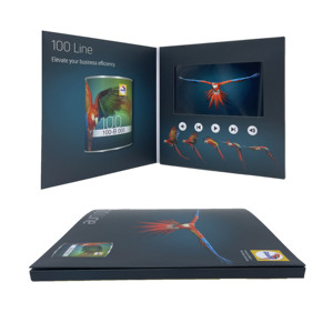 Khuyến mại <span class=keywords><strong>LCD</strong></span> màn hình video thẻ kinh doanh quảng cáo hiển thị video kỹ thuật số cuốn sách 4.3 5 7 10 inch Màn hình <span class=keywords><strong>LCD</strong></span> video thẻ Brochure - Product Image 1